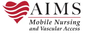 Aims Mobile Nursing and Vascular Access logo, a sponsor of Power On With Limb Loss